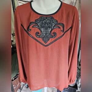 Express sheer blouse, size small, NWOT